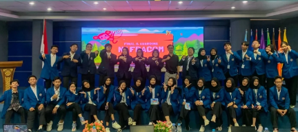 Group photo during NAFPACOM, part of the Achetone Chemical Engineering National Event 2024 at POLINEMA.